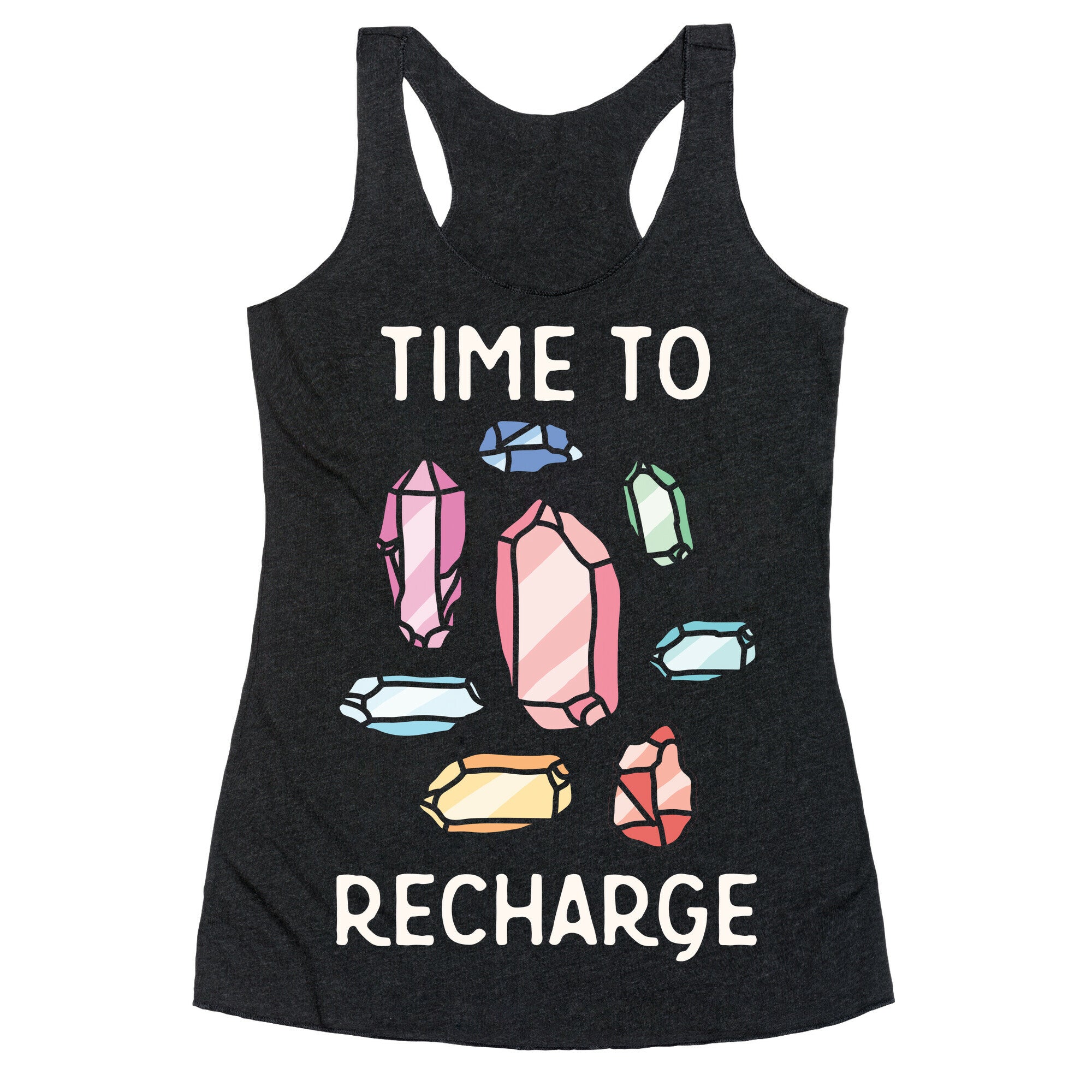Time To Recharge Racerback Tank